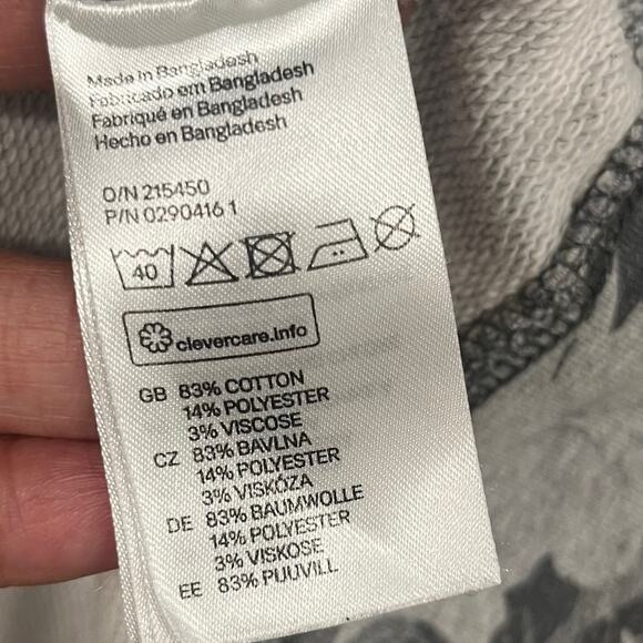 Y2K H&M Hunting Sweatshirt Small Damask Camouflage Crewneck Thin Style Jumper - Picture 8 of 12